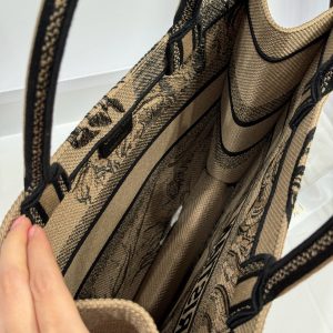 Dior Book Tote Replica Bags Womens Tiger Stripes Pattern 36cm (2)