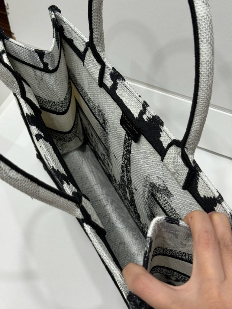 Dior Book Tote Womens Eiffel Tower Pattern Replica Bags 36 (2)