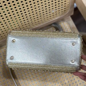 Dior Lady Best Replica Bags Womens Beaded 24cm (2)