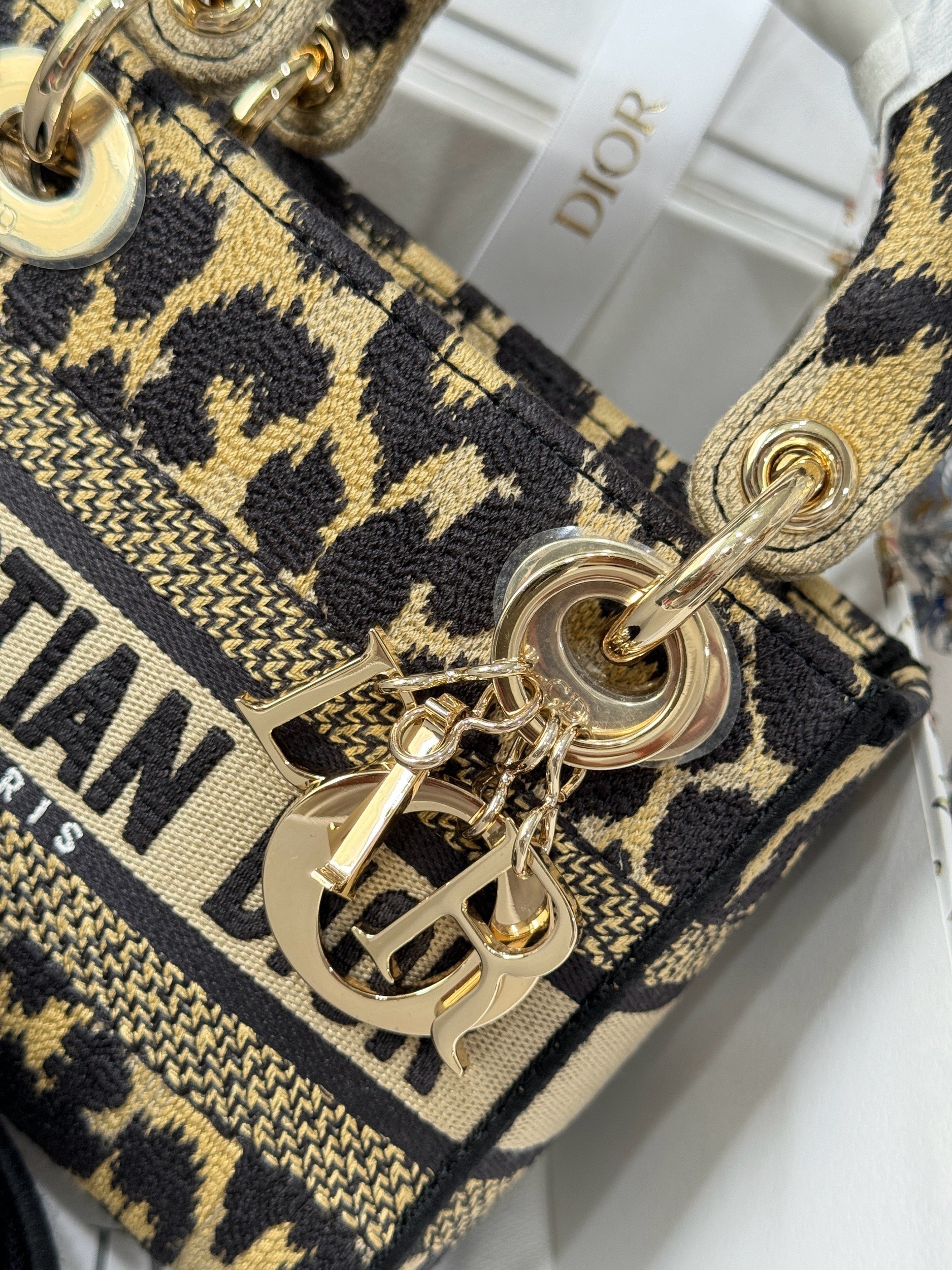 Dior Lady Womens Replica Handbags Embroidered Fabric 17cm (2) Dior Lady Womens Replica Handbags Embroidered Fabric 17cm (2)