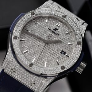 Hublot Classic Fusion Customs Full Natural Diamonds Best Replica 42mm (11)