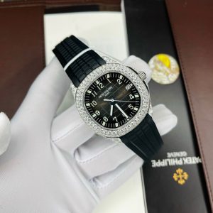 Patek Philippe Aquanaut 5167-300G Customs Moissanite Diamonds Best Replica 40mm (5)