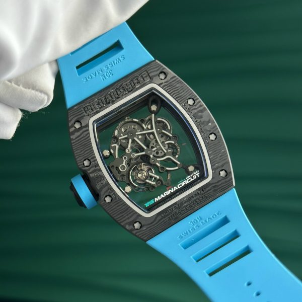 Richard Mille Best Replica Watch Carbon NTPT Blue Color ZF Factory (1)