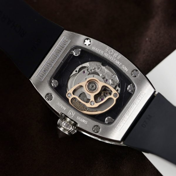 Richard Mille RM007 Customs CZ Stone Baguette Replica Watch 36mm (6)