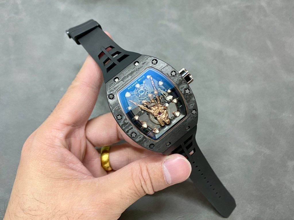 Richard Mille RM66 Flying Tourbillon Carbon Customs 18K Gold 42 (1)