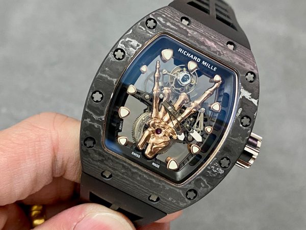 Richard Mille RM66 Flying Tourbillon Carbon Customs 18K Gold 42 (1)