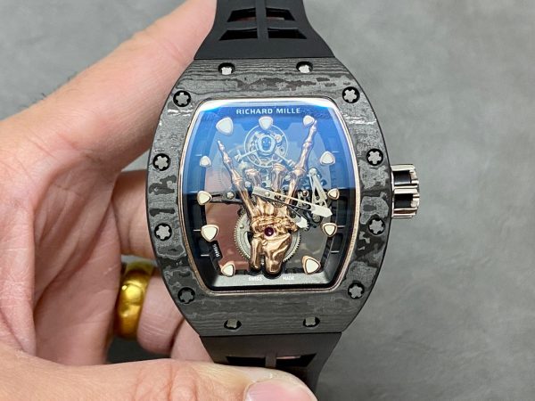 Richard Mille RM66 Flying Tourbillon Carbon Customs 18K Gold 42 (1)