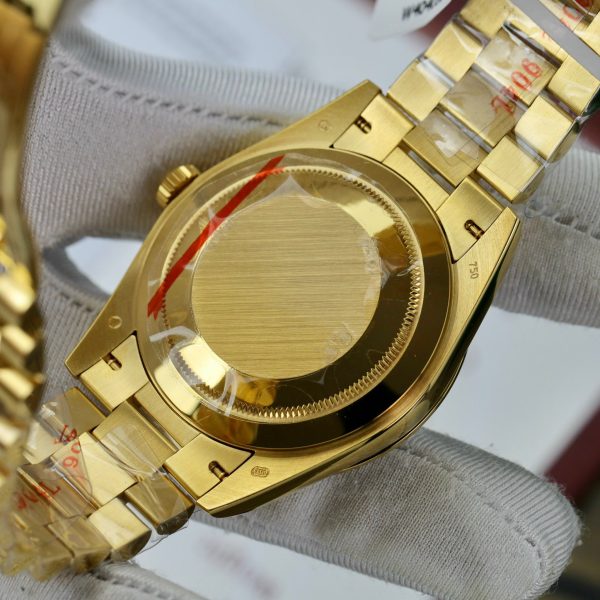 Rolex Day-Date 18K Gold Wrapped Customs Bezel Moissanite GM V3 40mm (1)