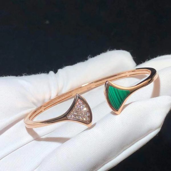 Bvlgari Divas Dream Bracelet Gemstone Diamond 18K Rose Gold Custom (2)