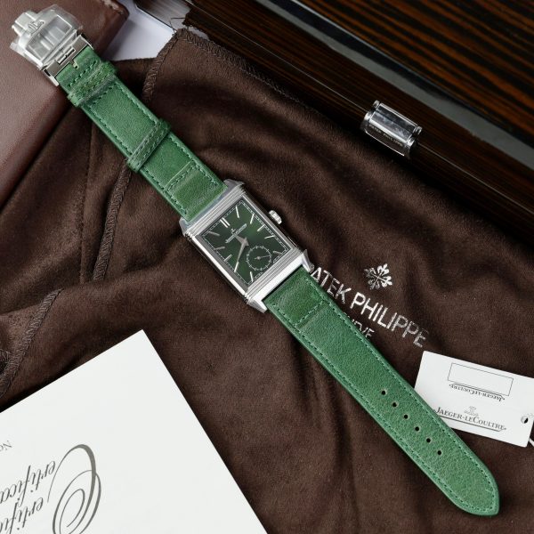 Jaeger Lecoultre Master Reverso Tribute Small Seconds Green Color MGF 30x40mm