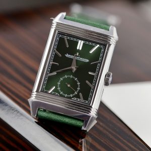 Jaeger Lecoultre Master Reverso Tribute Small Seconds Green Color MGF 30x40mm