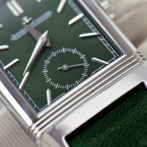 Jaeger Lecoultre Master Reverso Tribute Small Seconds Green Color MGF 30x40mm