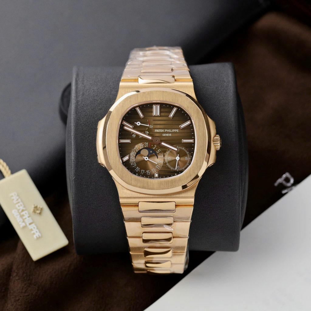 Patek Philippe Nautilus 5712R Gold Wrapped Refined Version Best Replica Watch PPF 40mm (2)