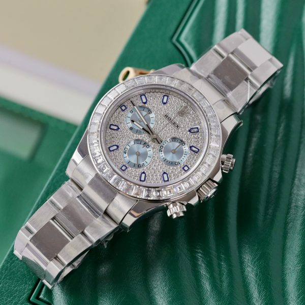 Rolex Cosmograph Daytona Custom Full Moissanite Diamonds (1)