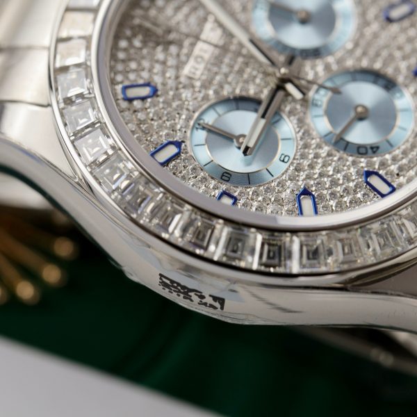 Rolex Cosmograph Daytona Custom Full Moissanite Diamonds (1)