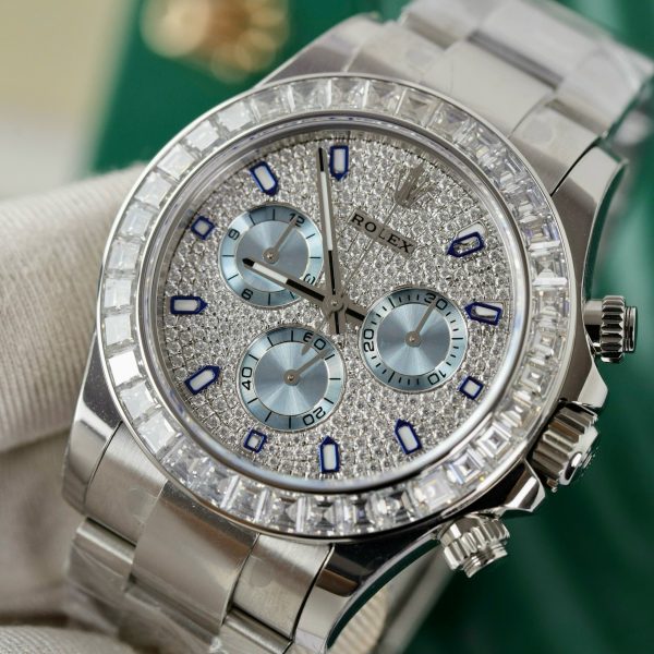 Rolex Cosmograph Daytona Custom Full Moissanite Diamonds (1)