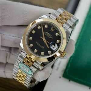 Rolex Datejust 126303 Black Dial Replica Watch Clean Factory 41mm (3)