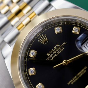 Rolex Datejust 126303 Black Dial Replica Watch Clean Factory 41mm (3)