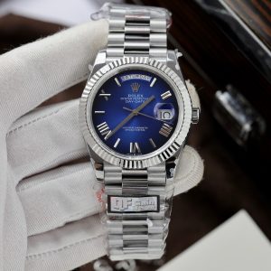 Rolex Day-Date 228236 Blue Ombre Best Replica 186 Grams QF Factory 40mm (4)