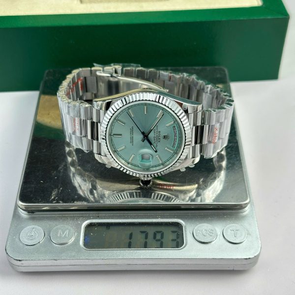 Rolex Day-Date 228236 Ice Blue Dial Best Replica GM Factory 40mm (1)