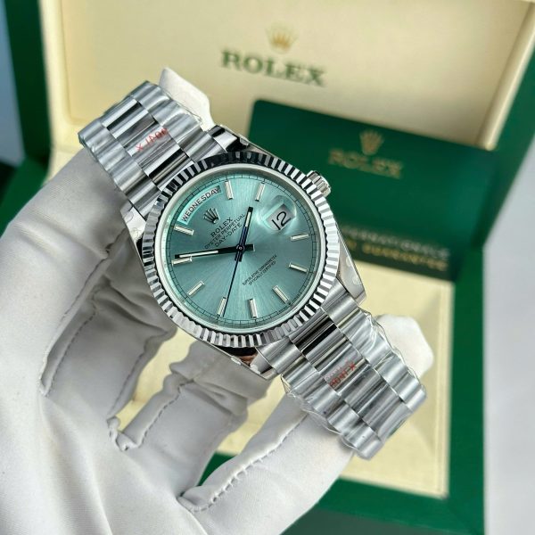 Rolex Day-Date 228236 Ice Blue Dial Best Replica GM Factory 40mm (3)