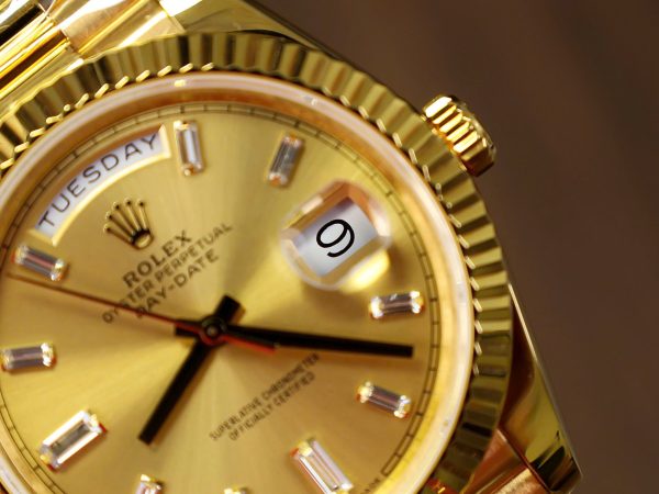 Rolex Day-Date 228238 Gold Wrapped Best Replica Watch GM Factory 40mm