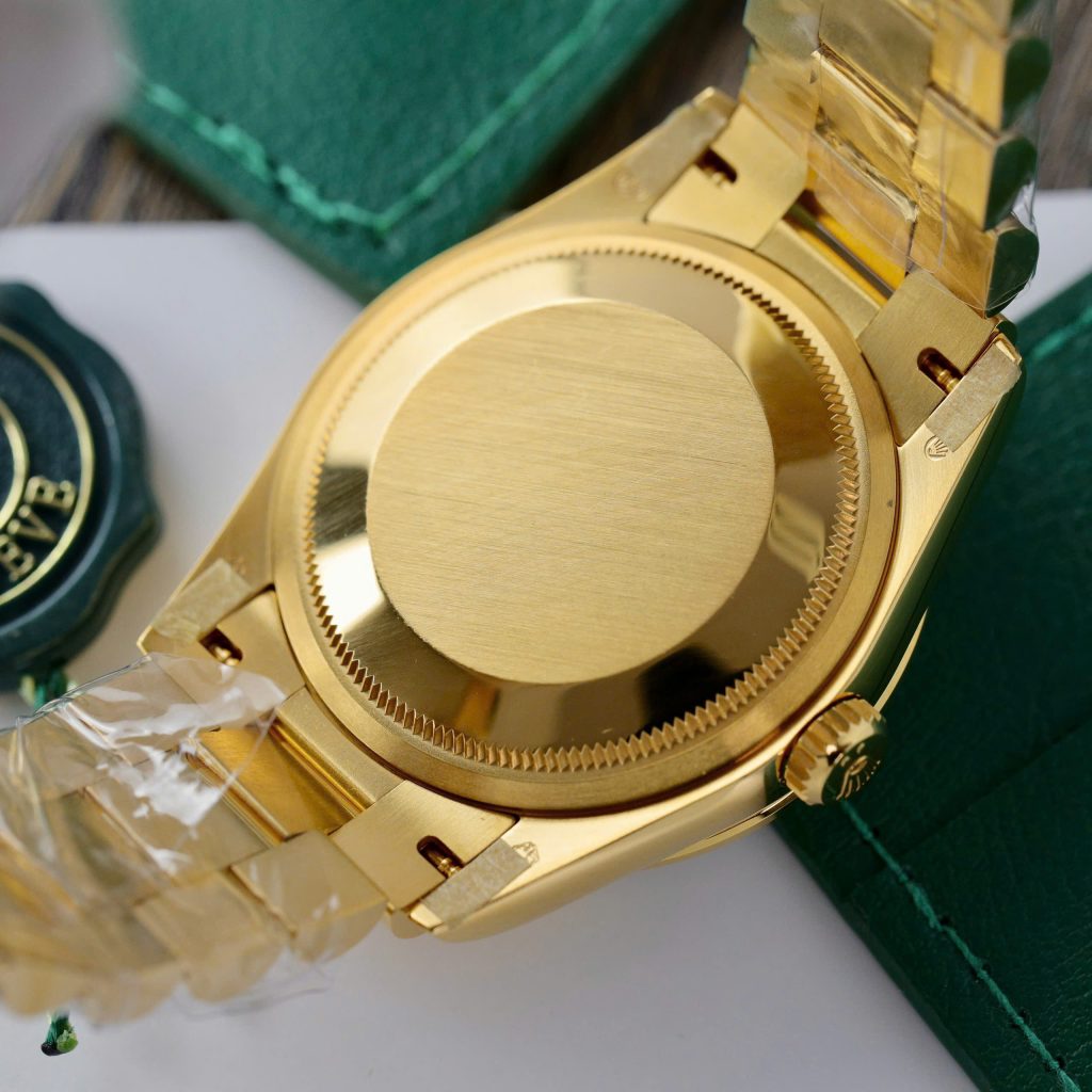 Rolex Day-Date Green Ombre Gold Wrapped Best Replica Watch 36mm (1)