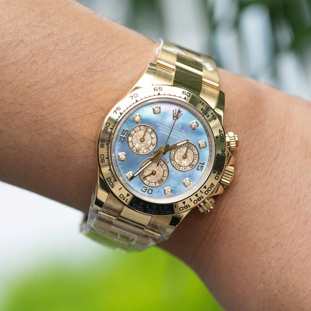 Rolex Daytona 116508 Mother Of Pearl & Moissanite Dial Best Replica Clean Factory 40mm (10)