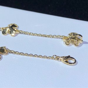 Van Cleef & Arpels Frivole Bracelet Custom 18K Gold Natural Diamond (2)