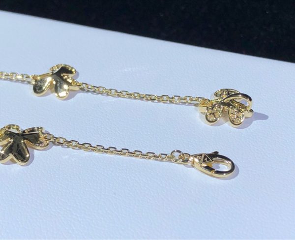 Van Cleef & Arpels Frivole Bracelet Custom 18K Gold Natural Diamond (2)