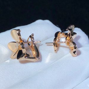 Van Cleef & Arpels Frivole Earring Remake Natural Diamond 18K Rose Gold (2)