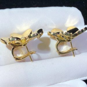 Van Cleef & Arpels Frivole Earrings Remake Natural Diamond 18K Gold (2)