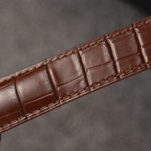 Cartier Ballon Bleu W6920037 Rose Gold Replica Watch Brown Leather Strap 42mm (2)