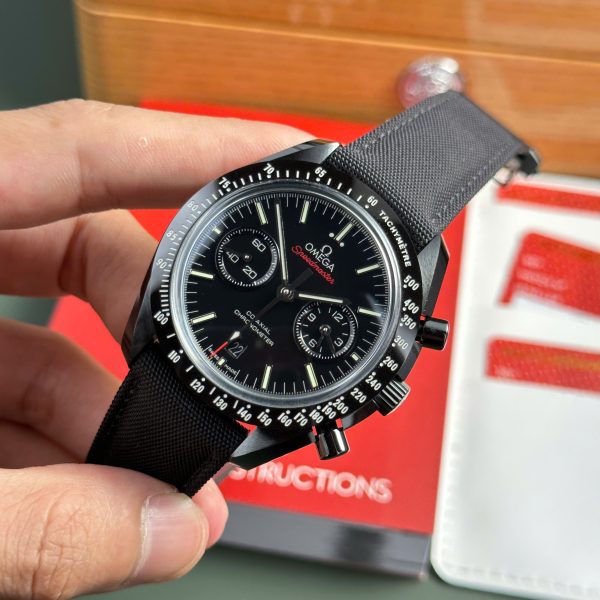 Omega Speedmaster Dark Side Of The Moon Replica 11 Watches Black Ceramic OM Factory 44mm (2)