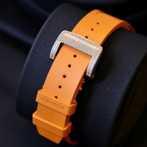 Richard Mille RM011 Replica 11 Watch Orange Rubber Strap 44mm (2)