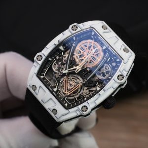 Richard Mille RM27-05 Rafael Nadal White Carbon Best Replica Watch 37.25×47 (2)