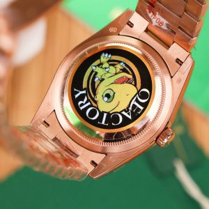 Rolex Best Replica Watch Day-Date 128235 Chocolate Dial Weight 158gram QF Factory 36mm (2)