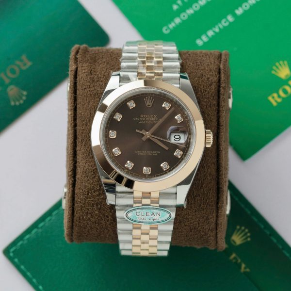 Rolex DateJust 126301 Replica Watch Dial Chocolate Clean Factory 41mm (2)