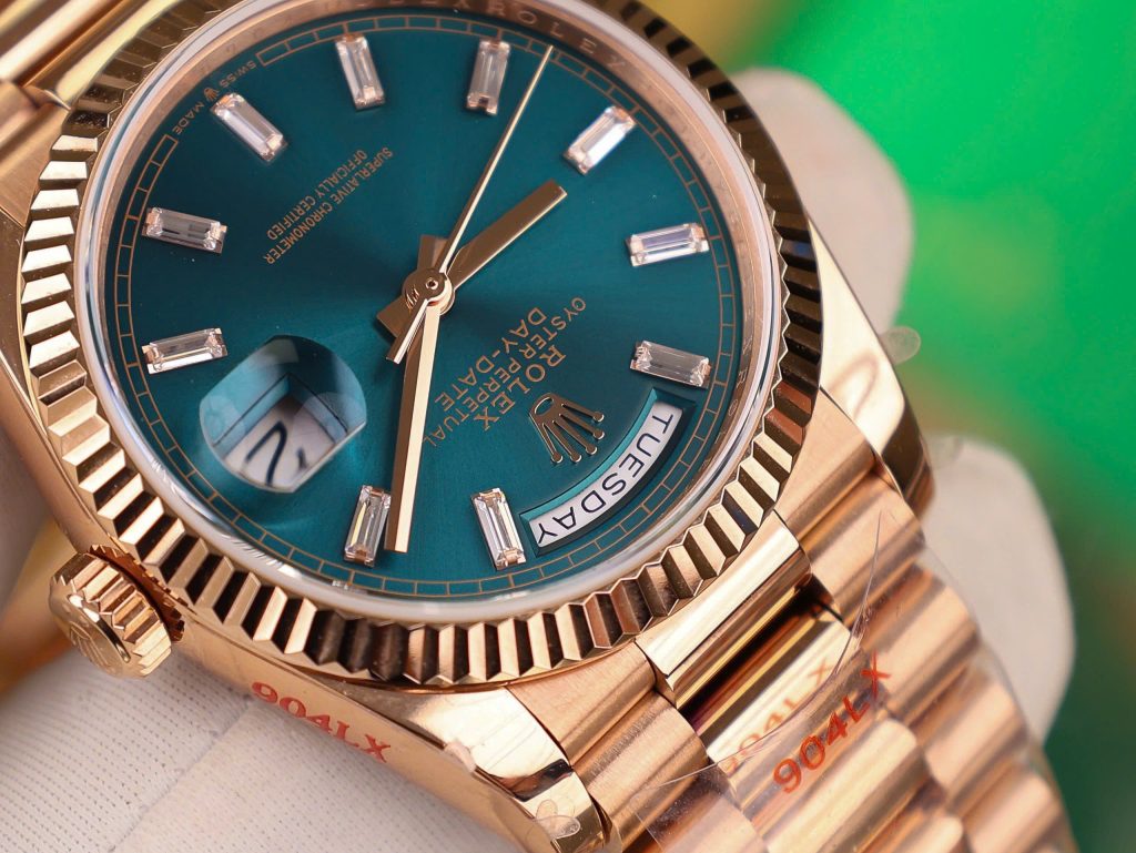 Rolex Day-Date 128235 Best Replica Watch President Strap Weight 158gram QF Factory 36mm (2)