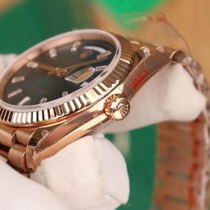 Rolex Day-Date 128235 Best Replica Watch President Strap Weight 158gram QF Factory 36mm (2)