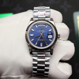 Rolex Day-Date Replica Watch Blue Dial Weight 175gram GM Factory 40mm (2)