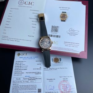 Rolex Sky-Dweller M336235 Replica Watch Gold Wrapped Chocolate Dial 42mm (2)