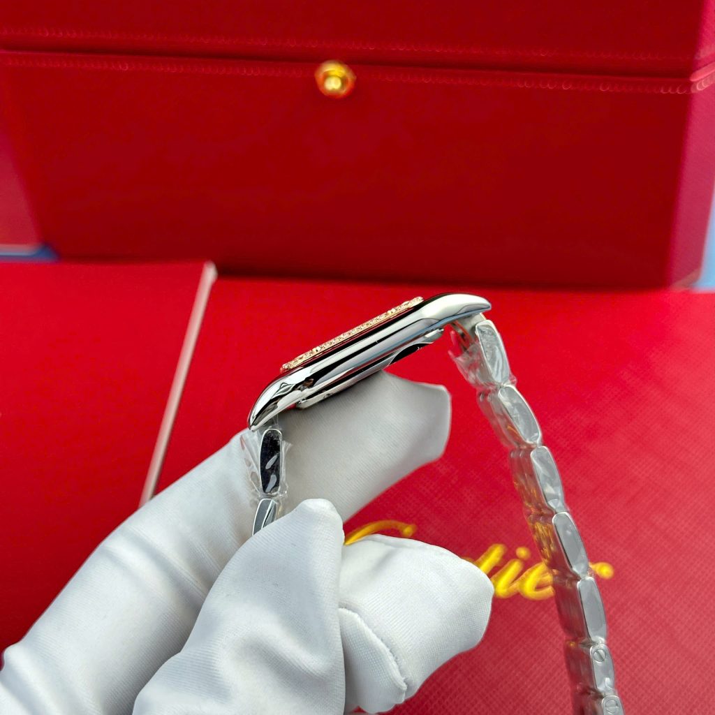 Cartier Panthere Demi Rose Gold Replica Watch Dial Mother Of Pearl AF Factory 27x36mm (2)