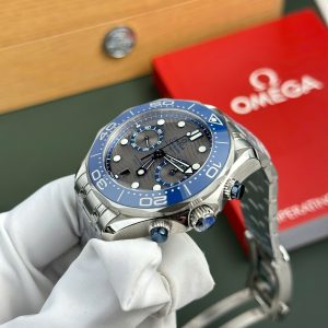 Omega Seamaster Diver 300M Chronograph Best Replica Watch Gray Dial N1 Factory 44mm (2)