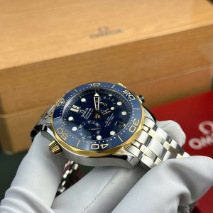 Omega Seamaster Diver 300M Chronograph Replica 11 Watch Blue Dial N1 Factory 44mm (2)