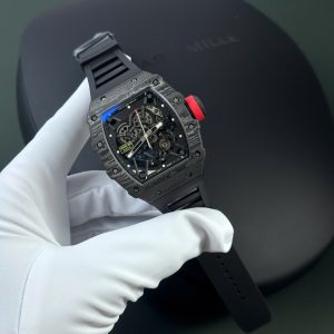 Richard Mille Best Replica Watch RM35-02 Black Carbon ZF Factory 44mm (2)