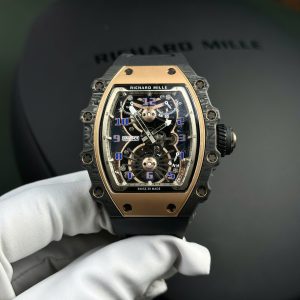 Richard Mille RM21-01 Tourbillon Aerodyne Replica Watch Rubber Strap 43x51mm (2)