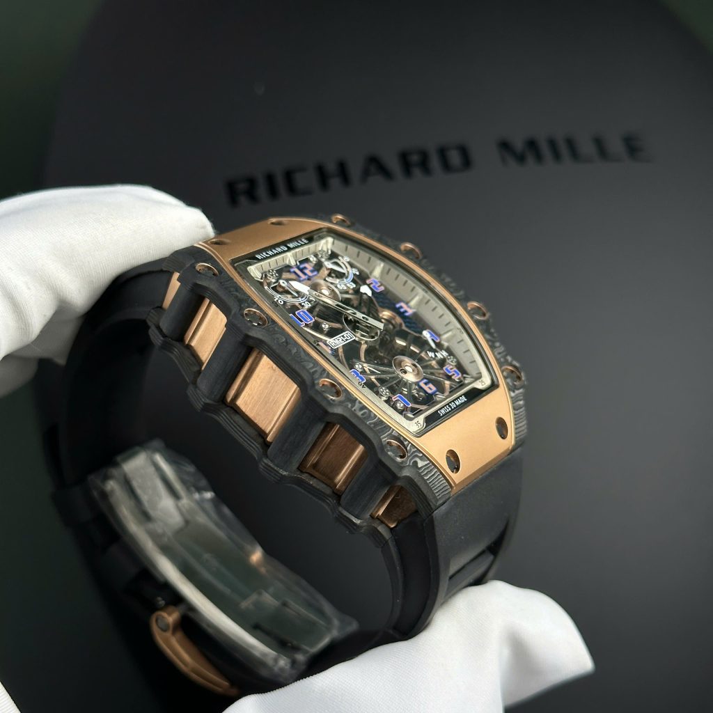 Richard Mille RM21-01 Tourbillon Aerodyne Replica Watch Rubber Strap 43x51mm (2)