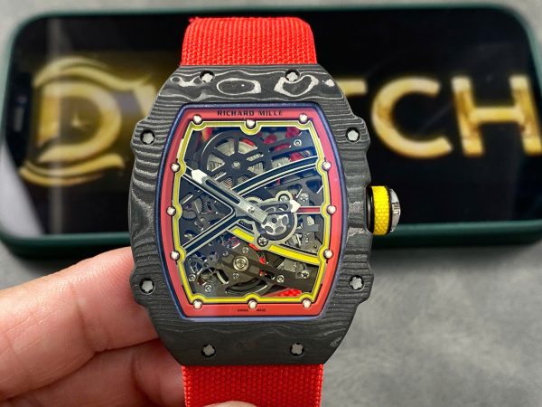 Richard Mille RM67-02 Carbon Best Replica Watch Weight 37 Grams 38.7 × 47 (1)