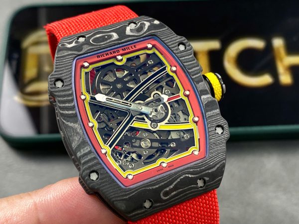 Richard Mille RM67-02 Carbon Best Replica Watch Weight 37 Grams 38.7 × 47 (1)